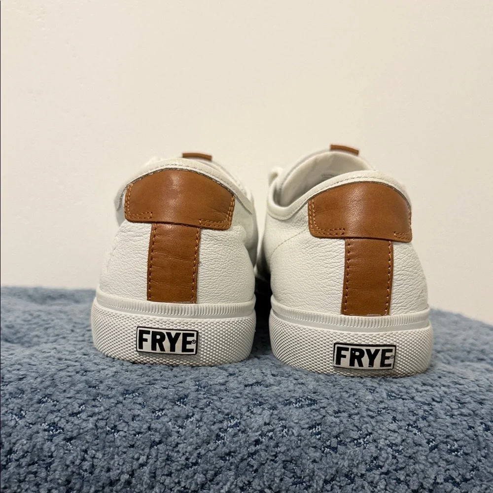 Frye Men's White Leather Sneakers